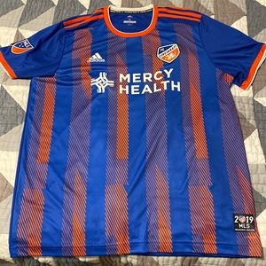 FC Cincinnati Adidas Climalite 2019 Inaugural MLS season Jersey